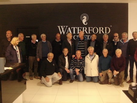 Visiting Waterford Crystal during the Ireland tour