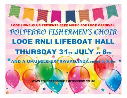 IN LOOE FOR CARNIVAL WEEK