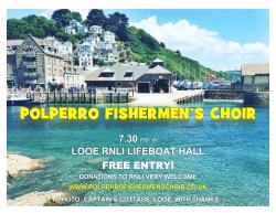 CONCERT IN LOOE RNLI BOATHOUSE