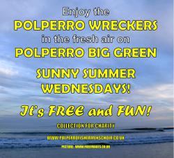 WRECKERS ON POLPERRO BIG GREEN